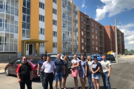 Выезд на объект от строительной компании ПСК по ул. Аэродромная д. 29 Б.